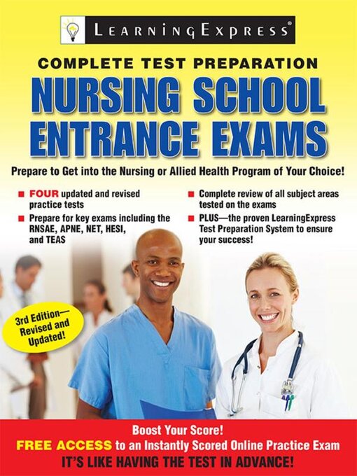 Title details for Nursing School Entrance Exams by LearningExpress LLC - Available